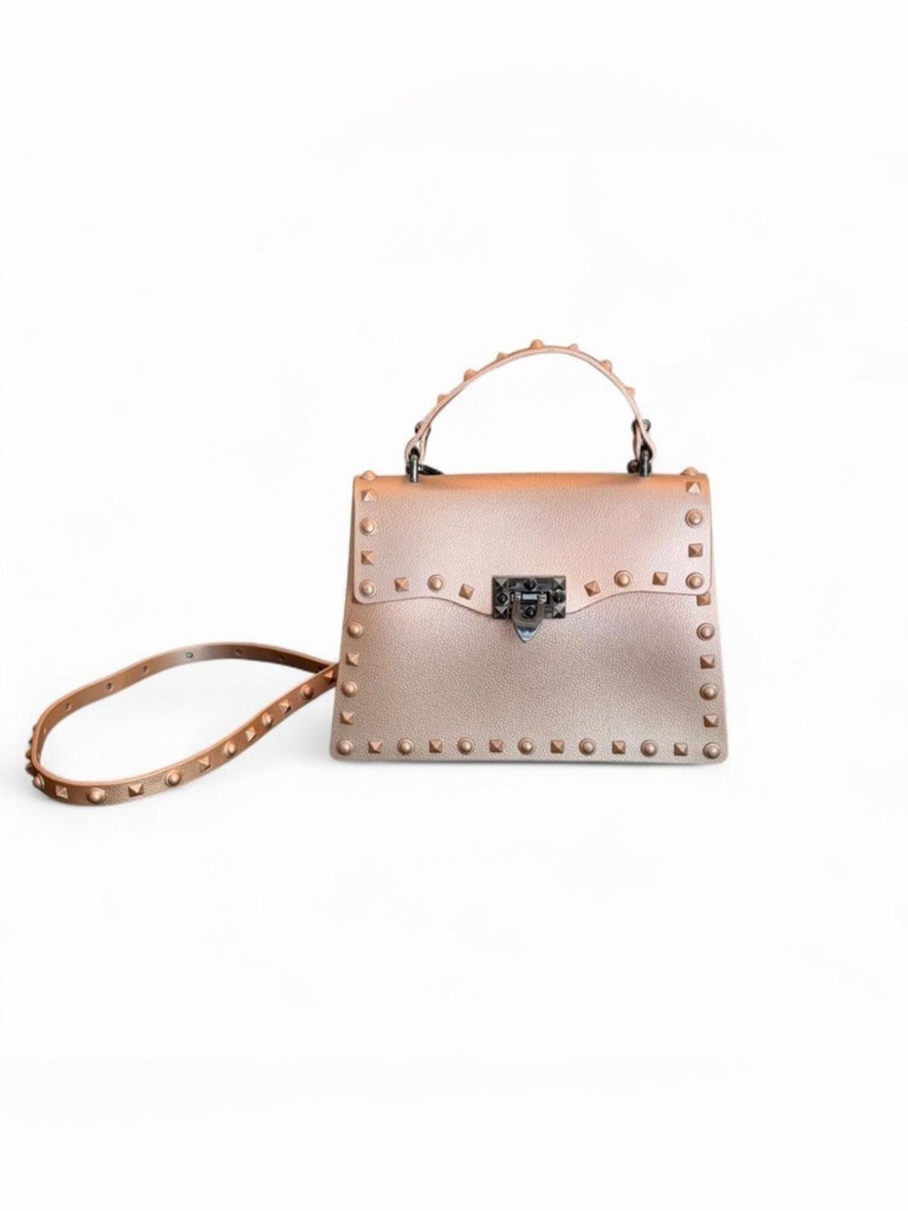 Metallic Studded Jelly Bag